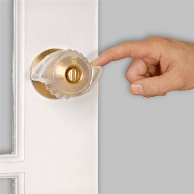 Practical Antislip Door Knob Cover Grip Luminous Easy Open For Round Door Knob 6086842143741 eBay